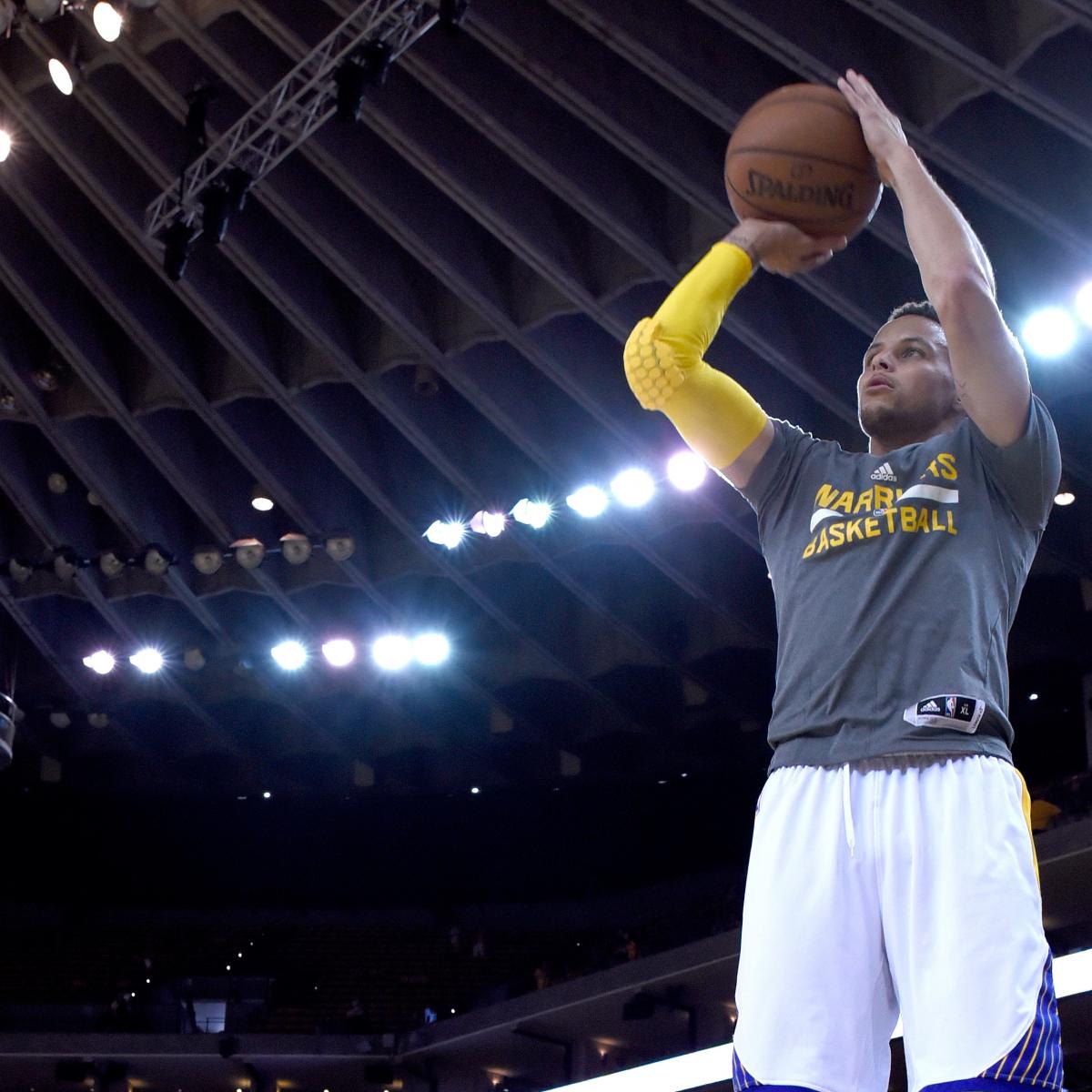 Why Stephen Curry wears a full shooting sleeve on one arm during