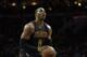 Atlanta Hawks' Dwight Howard in action during an NBA basketball game against the Philadelphia 76ers, Wednesday, March 29, 2017, in Philadelphia. (AP Photo/Matt Slocum)