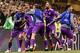 Real Madrid's Portuguese striker Cristiano Ronaldo (2nd L) celebrates with teammates after scoring their third goal during the UEFA Champions League final football match between Juventus and Real Madrid at The Principality Stadium in Cardiff, south Wales, on June 3, 2017. / AFP PHOTO / JAVIER SORIANO (Photo credit should read JAVIER SORIANO/AFP/Getty Images)