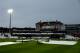 LONDON, ENGLAND - JUNE 05: Groundstaff pull the covers on as rain delays play during the ICC Champions Trophy match between Australia and Bangladesh at The Kia Oval on June 5, 2017 in London, England. (Photo by Jordan Mansfield/Getty Images)