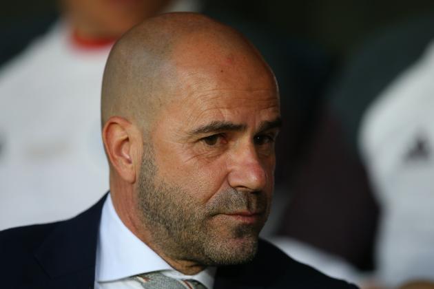 STOCKHOLM, SWEDEN - MAY 24:  Peter Bosz manager / head coach of Ajax during the UEFA Europa League Final match between Ajax and Manchester United at Friends Arena on May 24, 2017 in Stockholm, Sweden. (Photo by Catherine Ivill - AMA/Getty Images)