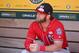 OAKLAND, AZ - JUNE 04: Bryce Harper #34 of the Washington Nationals sits in the dugout before the MLB game against the Oakland Athletics at Oakland Coliseum on June 4, 2017 in Oakland, California. (Photo by Christian Petersen/Getty Images)