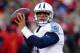 KANSAS CITY, MO - DECEMBER 18: Quarterback Marcus Mariota #8 of the Tennessee Titans in action during the game against the Kansas City Chiefs at Arrowhead Stadium on December 18, 2016 in Kansas City, Missouri. (Photo by Jamie Squire/Getty Images)