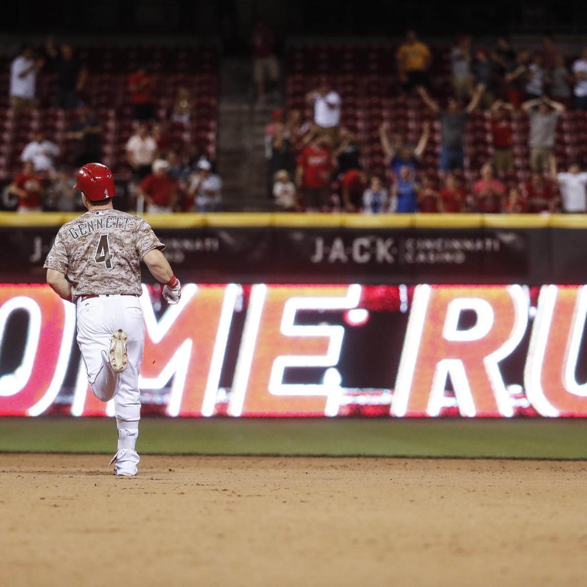 Scooter 1st Player in Reds History to Hit 4 HRs in a