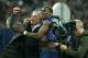 Manchester United's Portuguese manager Jose Mourinho (L) and Manchester United's French midfielder Paul Pogba celebrate after their team won the UEFA Europa League final football match Ajax Amsterdam v Manchester United on May 24, 2017 at the Friends Arena in Solna outside Stockholm. / AFP PHOTO / Soren Andersson (Photo credit should read SOREN ANDERSSON/AFP/Getty Images)
