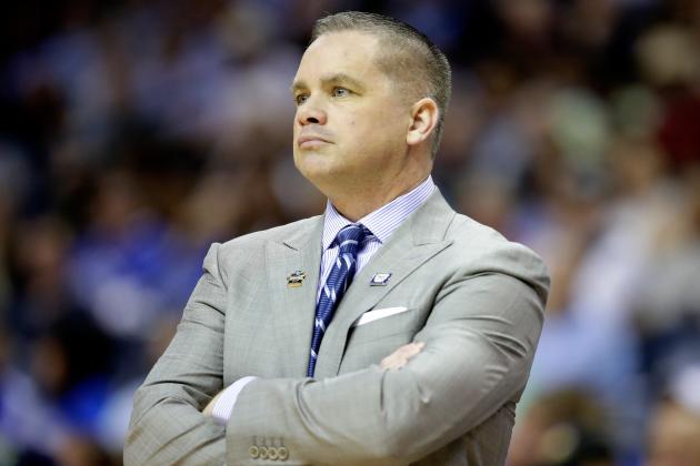 MEMPHIS, TN - MARCH 24: Head coach Chris Holtmann of the Butler Bulldogs looks on in the first half against the North Carolina Tar Heels during the 2017 NCAA Men's Basketball Tournament South Regional at FedExForum on March 24, 2017 in Memphis, Tennessee. (Photo by Andy Lyons/Getty Images)