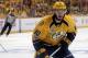 NASHVILLE, TN - JUNE 03: Colton Sissons #10 of the Nashville Predators skates against the Pittsburgh Penguins during the first period in Game Three of the 2017 NHL Stanley Cup Final at the Bridgestone Arena on June 3, 2017 in Nashville, Tennessee. (Photo by Frederick Breedon/Getty Images)