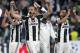 FILE - In this Tuesday, May 9, 2017 file photo, Juventus' Leonardo Bonucci, front, celebrates after the Champions League semi final second leg soccer match between Juventus and Monaco in Turin, Italy. Juventus defeated Monaco by 2-1. Juventus keeps on breaking records. And it set another one on Sunday when it clinched an unprecedented sixth successive Serie A title, with one game to spare, following a victory over Crotone. It is the first time since Serie A was founded in 1929 that a club has won six straight titles. (AP Photo/Antonio Calanni, File)