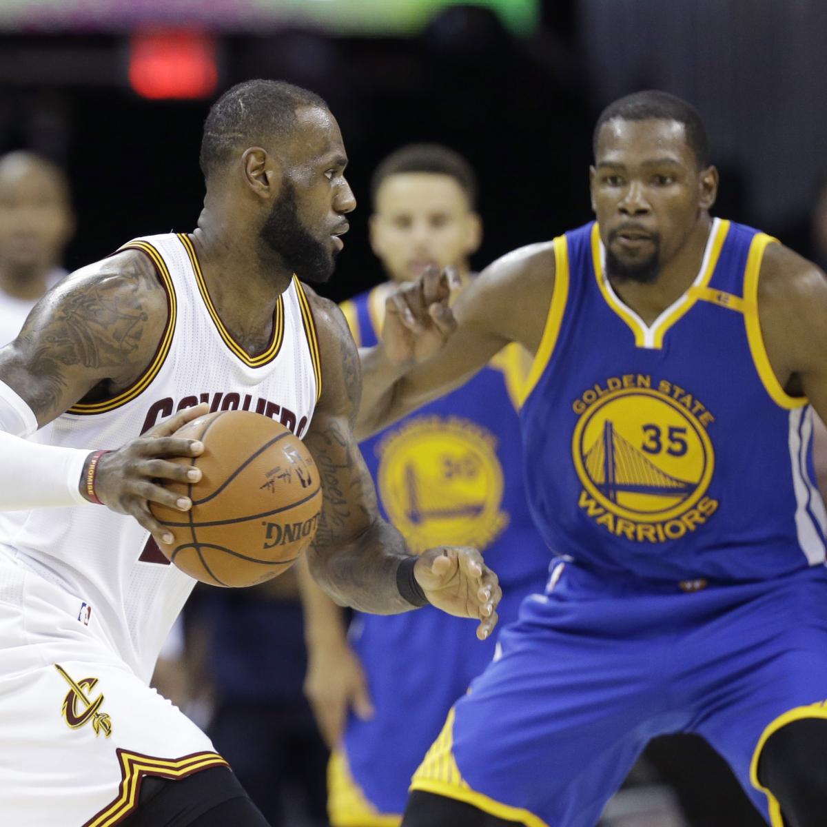 Cavaliers vs. Warriors Game 4 Stats and NBA Finals 2017 Game 5