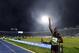 Usain Bolt of Jamaica salutes the crowd after winning 100m 'Salute to a Legend ' race during the Racers Grand Prix at the national stadium in Kingston, Jamaica, on June 10, 2017.
Bolt partied with his devoted fans in an emotional farewell at the National Stadium on June 10 as he ran his final race on Jamaican soil.
Bolt is retiring in August following the London World Championships. / AFP PHOTO / Jewel SAMAD (Photo credit should read JEWEL SAMAD/AFP/Getty Images)