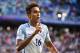 England's forward Dominic Calvert-Lewin celebrates a goal during the U-20 World Cup final football match between England and Venezuela in Suwon on June 11, 2017. / AFP PHOTO / KIM DOO-HO (Photo credit should read KIM DOO-HO/AFP/Getty Images)