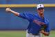 Florida pitcher Brady Singer (51) throws against Arkansas during the first inning in the Southeastern Conference NCAA college baseball tournament, Saturday, May 27, 2017, in Hoover, Ala. (AP Photo/Butch Dill)