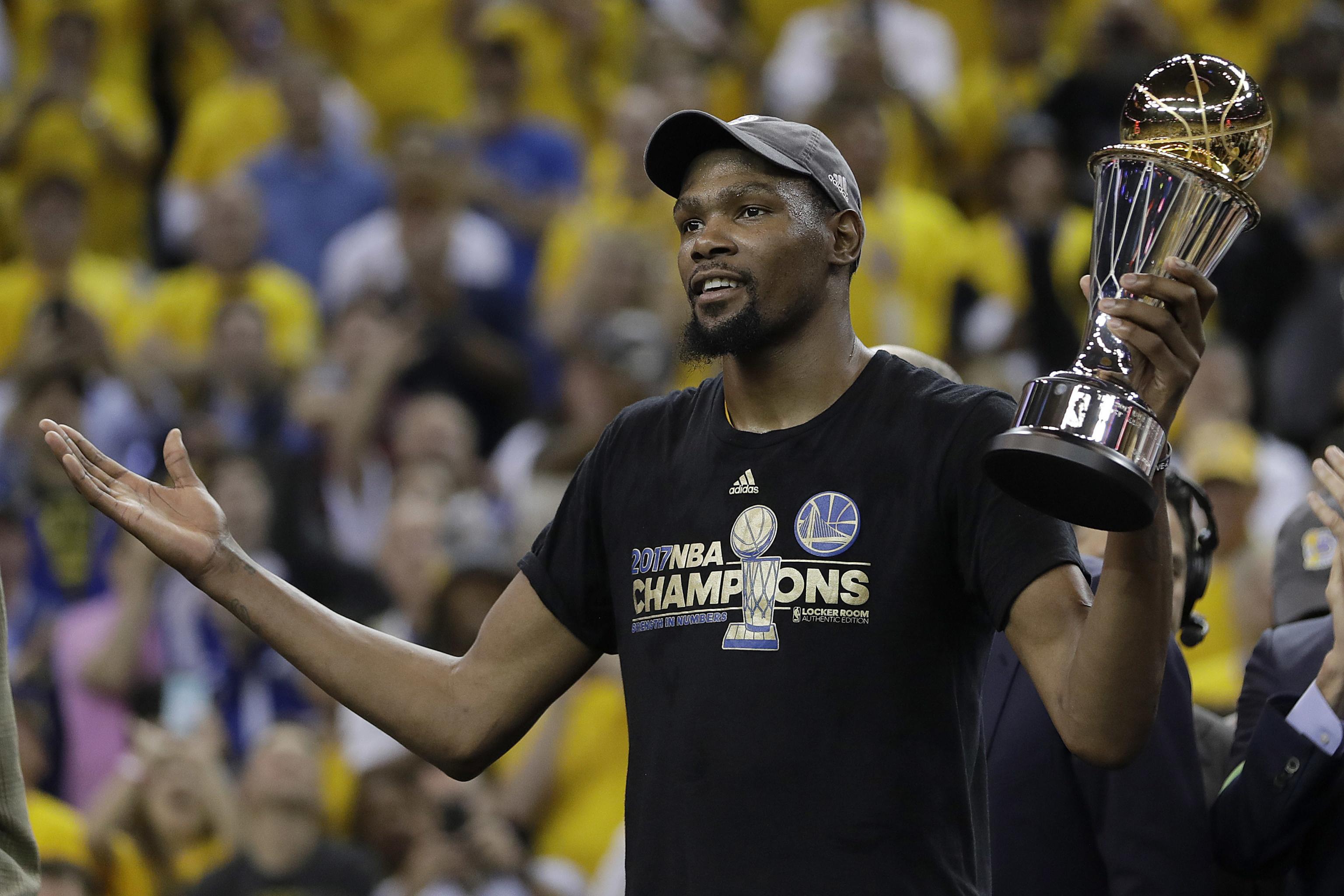 NBA Finals: Golden State Warriors believe Kevin Durant has torn