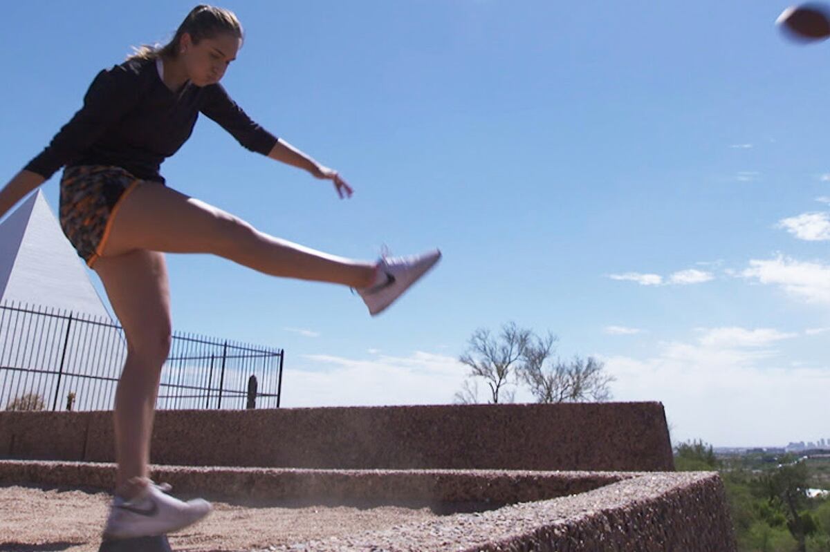 Is This the NFL's First Female Player? Bleacher Report