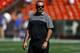 HONOLULU, HI - NOVEMBER 12: Head coach Nick Rolovich of the Hawaii Warriors before the start of a NCAA college football game at Aloha Stadium on November 12, 2016 in Honolulu, Hawaii. (Photo by Kent Nishimura/Getty Images)