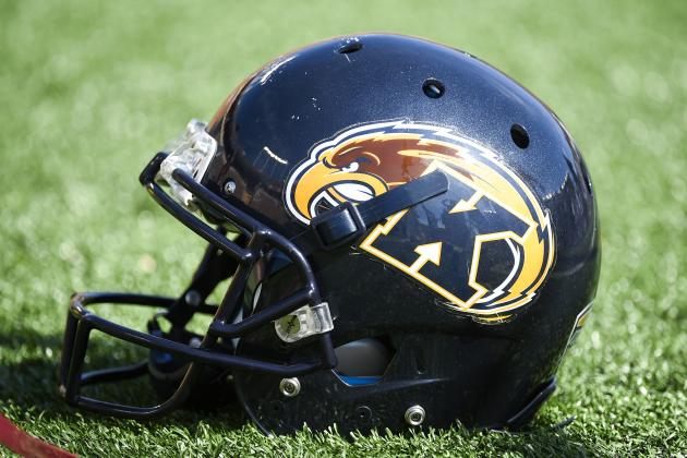 Kent State football helmet during the second half of an NCAA college football game on Saturday, Sept. 19, 2015, in Minneapolis. (AP Photo/Craig Lassig)