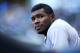 MILWAUKEE, WI - MAY 03: Yasiel Puig #66 of the Los Angeles Dodgers sits in the dugout in the ninth inning against the Milwaukee Brewers at Miller Park on June 3, 2017 in Milwaukee, Wisconsin. (Photo by Dylan Buell/Getty Images)