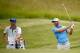 HARTFORD, WI - JUNE 14: Dustin Johnson of the United States plays his shot during a practice round prior to the 2017 U.S. Open at Erin Hills on June 14, 2017 in Hartford, Wisconsin. (Photo by Gregory Shamus/Getty Images)