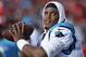TAMPA, FL - JANUARY 01: Cam Newton #1 of the Carolina Panthers warms up on the sideline during the game against the Tampa Bay Buccaneers at Raymond James Stadium on January 1, 2017 in Tampa, Florida. The Buccaneers defeated the Panthers 17-16. (Photo by Joe Robbins/Getty Images)