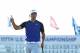 HARTFORD, WI - JUNE 15: Paul Casey of England reacts after making a birdie on the 18th green during the first round of the 2017 U.S. Open at Erin Hills on June 15, 2017 in Hartford, Wisconsin. (Photo by Ross Kinnaird/Getty Images)