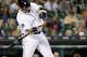 DETROIT, MI - JUNE 15: Miguel Cabrera #24 of the Detroit Tigers hits a walk-off two run home run in the ninth inning to beat the Tampa Bay Rays 5-3 at Comerica Park on June 15, 2017 in Detroit, Michigan. (Photo by Duane Burleson/Getty Images)