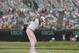 Justin Thomas hits a tee shot on the ninth hole during the third round of the U.S. Open golf tournament Saturday, June 17, 2017, at Erin Hills in Erin, Wis. (AP Photo/David J. Phillip)