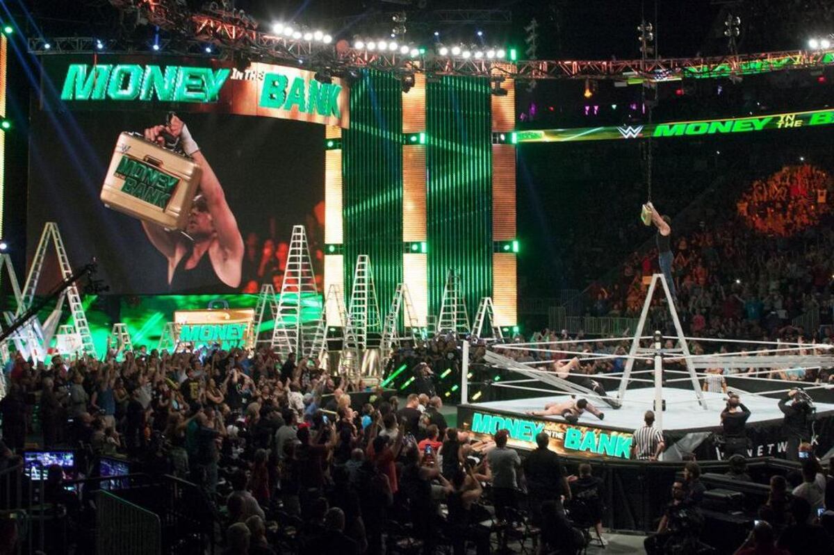wwe money   bank   ladder match winners cash
