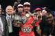LAS VEGAS, NV - JUNE 17: Andre Ward celebrates after winning his light heavyweight championship bout against Sergey Kovalev at the Mandalay Bay Events Center on June 17, 2017 in Las Vegas, Nevada. Ward retained his WBA/IBF/WBO titles with a TKO in the eighth round. (Photo by Christian Petersen/Getty Images)