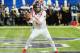 ATLANTA, GA - DECEMBER 31: Bo Wallace #14 of the Ole Miss Rebels looks to pass against the TCU Horned Frogs in the fourth quarter during the Chik-fil-A Peach Bowl at Georgia Dome on December 31, 2014 in Atlanta, Georgia. (Photo by Scott Cunningham/Getty Images)