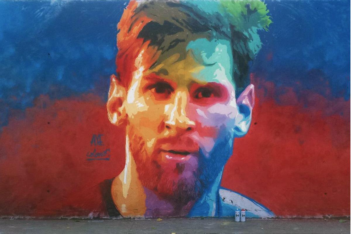 The Story Behind Lionel Messi's Amazing New Graffiti Mural | Bleacher Report | Latest ...