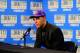 BROOKLYN, NY - JUNE 22: Lonzo Ball of the Las Angeles Lakers talks to the media after being the second overall pick at the 2017 NBA Draft on June 22, 2017 at Barclays Center in Brooklyn, New York. NOTE TO USER: User expressly acknowledges and agrees that, by downloading and or using this photograph, User is consenting to the terms and conditions of the Getty Images License Agreement. Mandatory Copyright Notice: Copyright 2017 NBAE (Photo by Stephen Pellegrino/NBAE via Getty Images)