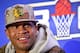 Former NBA player Allen Iverson speaks during a press conference launching BIG3, a new 3-on-3 professional basketball league, in New York, Wednesday, Jan. 11, 2017. (AP Photo/Bebeto Matthews)