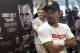 Manny Pacquiao speaks to the media in Brisbane, Tuesday, June 27, 2017. Pacquiao, is putting his WBO belt on the line Sunday, July 2, against the 29-year-old Australian fighter Jeff Horn. (AP Photo/John Pye)
