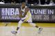 Golden State Warriors forward Andre Iguodala (9) reacts after scoring against the Cleveland Cavaliers during the second half of Game 5 of basketball's NBA Finals in Oakland, Calif., Monday, June 12, 2017. (AP Photo/Ben Margot)