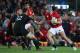 AUCKLAND, NEW ZEALAND - JUNE 24: Jonathan Davies of the Lions runs with the ball during the Test match between the New Zealand All Blacks and the British & Irish Lions at Eden Park on June 24, 2017 in Auckland, New Zealand. (Photo by David Rogers/Getty Images)