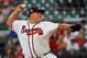 ATLANTA, GA - JUNE 05: Bartolo Colon #40 of the Atlanta Braves pitches in the first inning against the Philadelphia Phillies at SunTrust Park on June 5, 2017 in Atlanta, Georgia. (Photo by Kevin C. Cox/Getty Images)