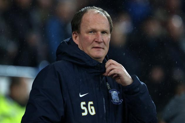 CARDIFF, WALES - JANUARY 31: Preston North End manager Simon Grayson prior to kick off of the Sky Bet Championship match between Cardiff City and Preston North End at Cardiff City Stadium on January 31, 2017 in Cardiff, Wales. (Photo by Athena Pictures/Getty Images)