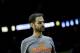 Atlanta Hawks' Jose Calderon, of Spain, walks on the court in the fourth quarter of an NBA basketball game against the Golden State Warriors in Atlanta, Monday, March 6, 2017. (AP Photo/David Goldman)