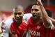 MONACO, MONACO - MAY 17: Kylian Mbappe of Monaco celebrates his goal with Radamel Falcao during the French Ligue 1 match between AS Monaco and AS Saint-Etienne (ASSE) at Stade Louis II on May 17, 2017 in Monaco, Monaco. (Photo by Jean Catuffe/Getty Images)