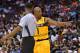 CHARLOTTE, NC - JULY 02: Chauncey Billups #1 of Killer 3s talks with an official in a game against Power during week two of the BIG3 three on three basketball league at Spectrum Center on July 2, 2017 in Charlotte, North Carolina. (Photo by Grant Halverson/Getty Images)