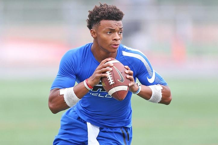 WATCH: Five-star QB Justin Fields shines at The Opening Finals