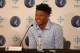 MINNEAPOLIS, MN - JUNE 27: Justin Patton of the Minnesota Timberwolves is introduced to the media by head coach Tom Thibodeau and GM Scott Layden on June 27, 2017 at the Minnesota Timberwolves and Lynx Courts at Mayo Clinic Square in Minneapolis, Minnesota. NOTE TO USER: User expressly acknowledges and agrees that, by downloading and or using this Photograph, user is consenting to the terms and conditions of the Getty Images License Agreement. Mandatory Copyright Notice: Copyright 2017 NBAE (Photo by David Sherman/NBAE via Getty Images)