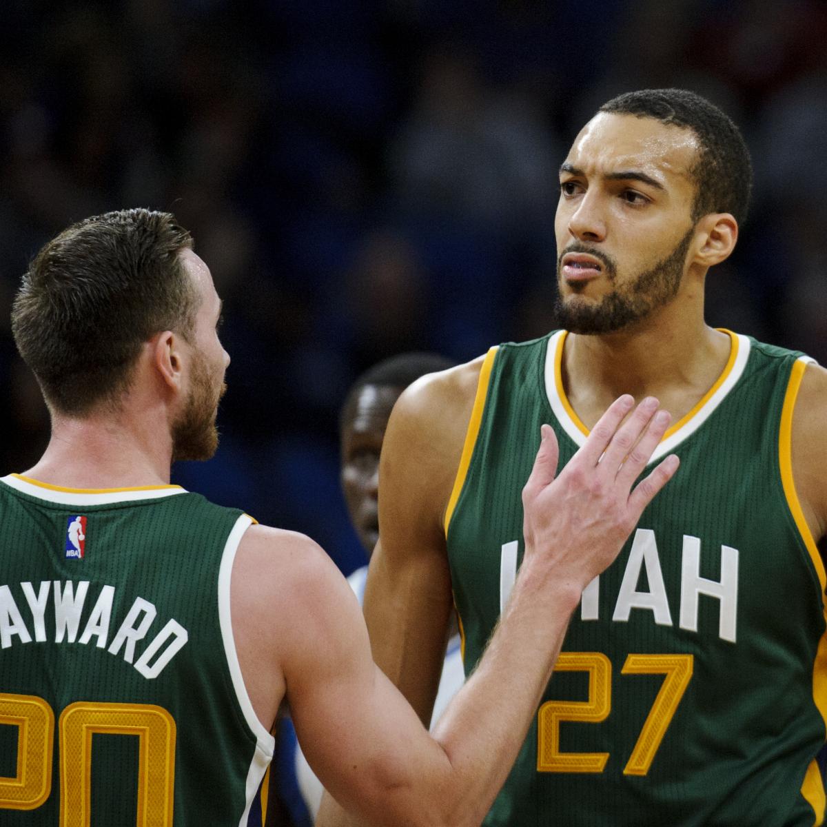Jazz Post and Delete Rudy Gobert Pic After Gordon Hayward ...