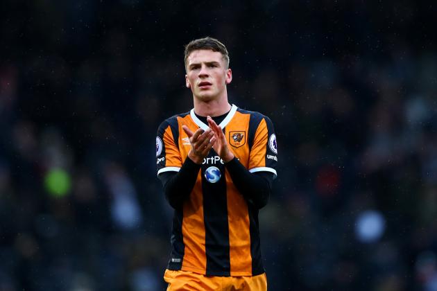 LONDON, ENGLAND - JANUARY 29: Josh Tymon of Hull City applauds the fans after the Emirates FA Cup Fourth Round match between Fulham and Hull City at Craven Cottage on January 29, 2017 in London, England. (Photo by Dan Istitene/Getty Images)