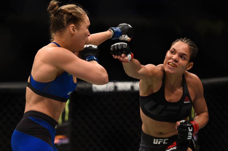 Amanda Nunes (right) knocked out Ronda Rousey in 48 seconds, but she has mu...
