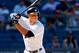 NEW YORK, NY - JULY 05: Aaron Judge #99 of the New York Yankees in action against the Toronto Blue Jays at Yankee Stadium on July 5, 2017 in the Bronx borough of New York City. The Blue Jays defeated the Yankees 7-6. (Photo by Jim McIsaac/Getty Images)