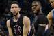 MINNEAPOLIS, MN - MARCH 08: Austin Rivers #25 and Chris Paul #3 of the Los Angeles Clippers react to a call during the first quarter of the game against the Minnesota Timberwolves on March 8, 2017 at the Target Center in Minneapolis, Minnesota. The Timberwolves defeated the Clippers 107-91. NOTE TO USER: User expressly acknowledges and agrees that, by downloading and or using this Photograph, user is consenting to the terms and conditions of the Getty Images License Agreement. (Photo by Hannah Foslien/Getty Images)