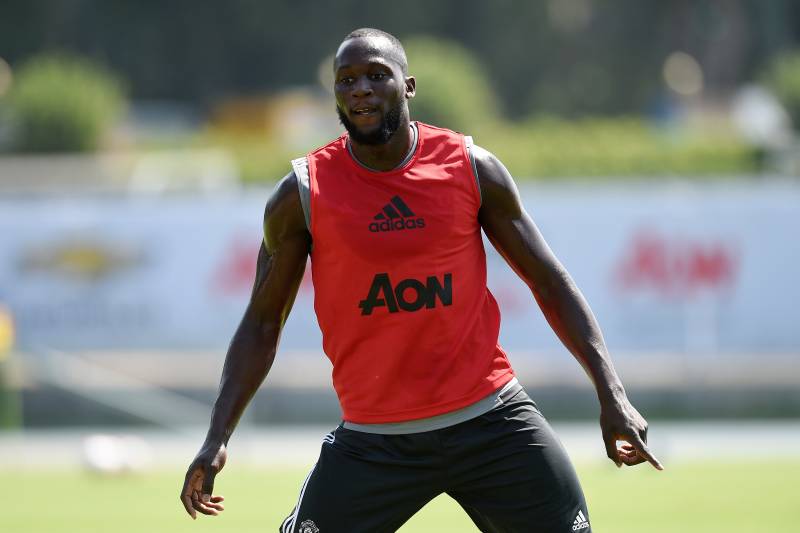 Romelu Lukaku will look to use his hulking frame to good effect for new club Manchester United.