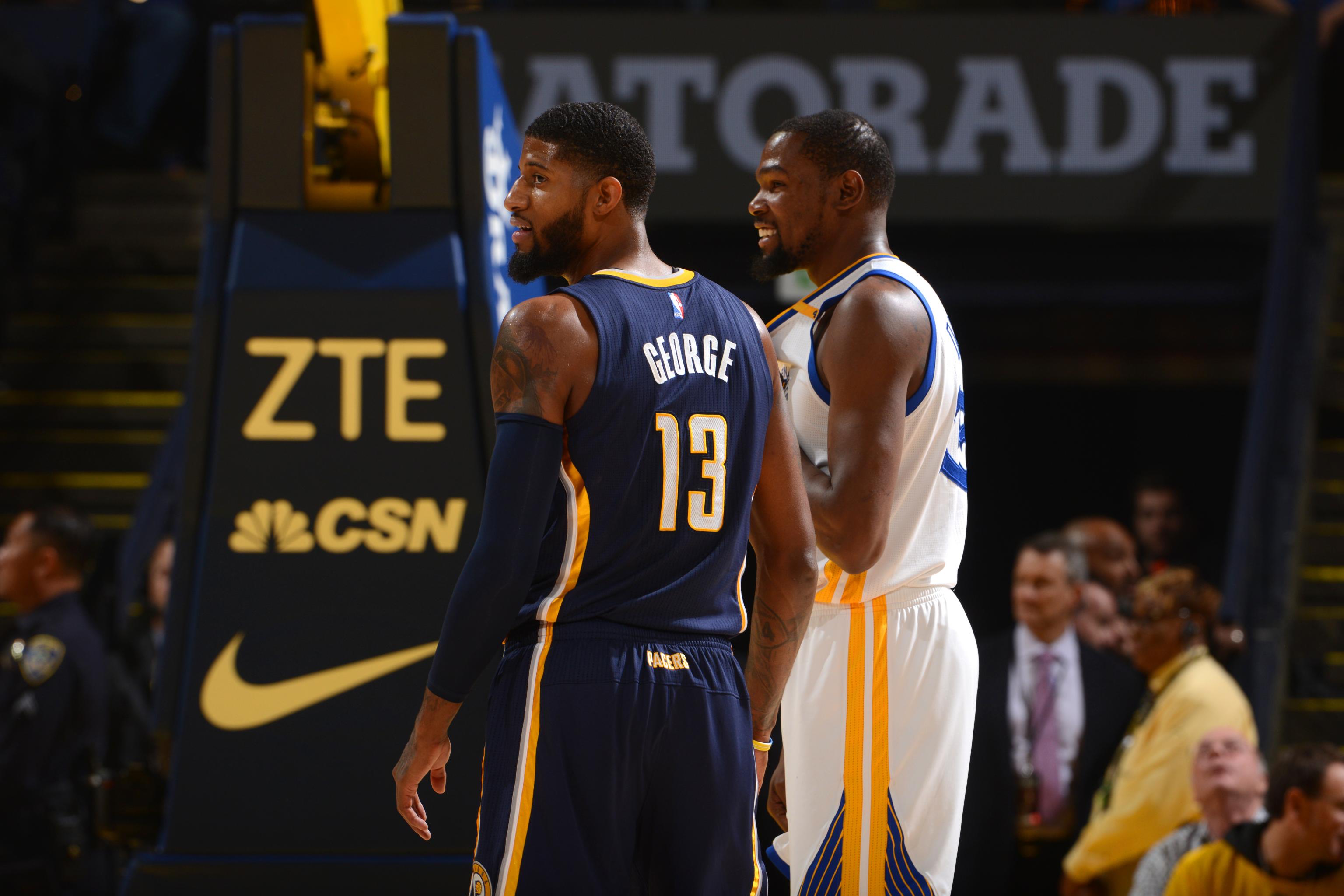 Paul George received glowing remarks about OKC from Kevin Durant