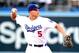 LOS ANGELES, CA - JULY 05: Corey Seager #5 of the Los Angeles Dodgers makes a throw to first for an out of Ketel Marte #4 of the Arizona Diamondbacks during the first inning at Dodger Stadium on July 5, 2017 in Los Angeles, California. (Photo by Harry How/Getty Images)